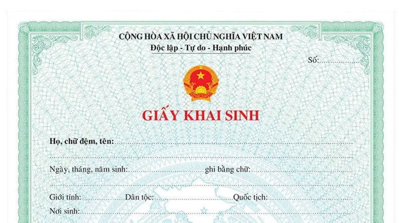 Giấy khai sinh