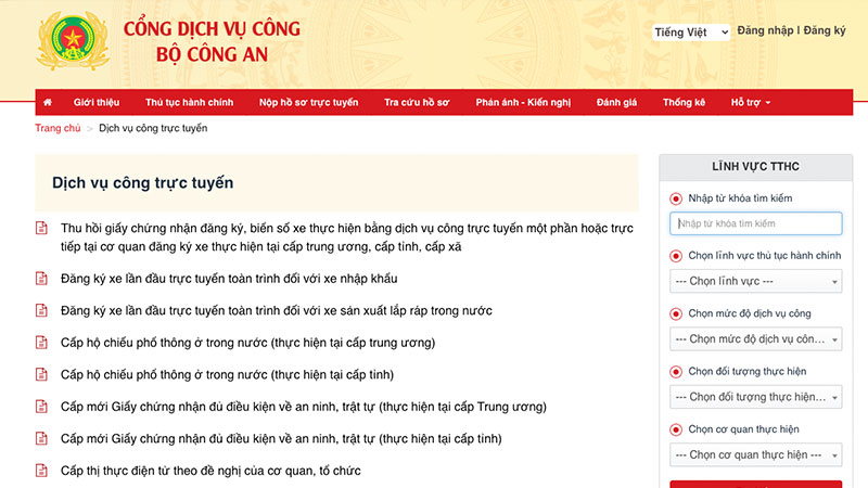 Tài khoản cần thiết để đăng ký