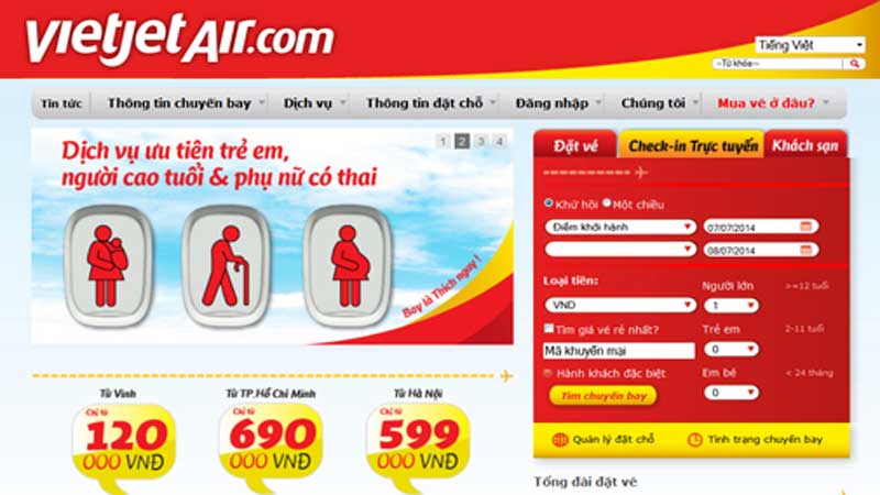 Cách đặt vé và ghi tên người nước ngoài trên vé máy bay