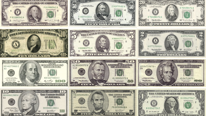 Danh sách các mệnh giá tiền đô la Mỹ hiện nay cập nhật mới nhất