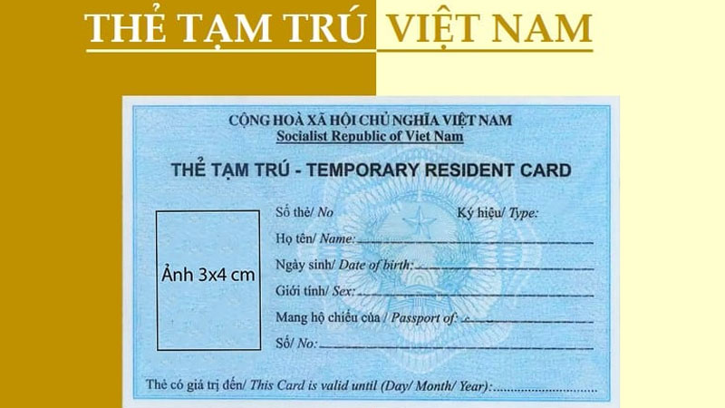 Chi phí làm thẻ tạm trú 2 năm cho người nước ngoài năm 2026