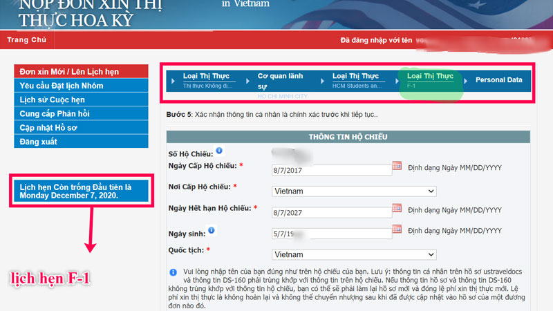 Hướng dẫn cách đăng ký và đặt lịch phỏng vấn visa Mỹ chi tiết