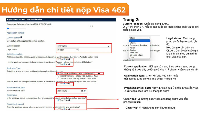 Hướng dẫn cách đăng ký visa 462 và apply năm 2026