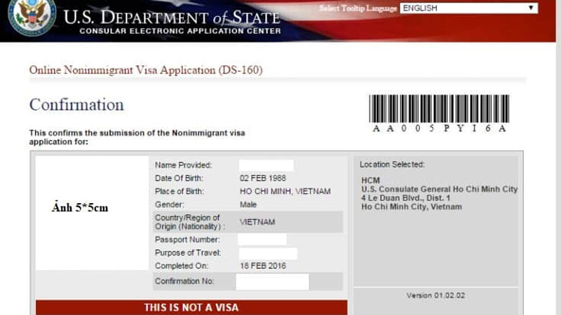 Thủ tục, Hồ sơ xin visa du học Mỹ mới nhất năm 2026