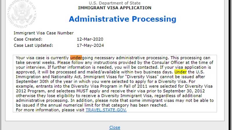 Cách kiểm tra tình trạng hồ sơ CEAC sau khi nhận giấy xanh visa Mỹ