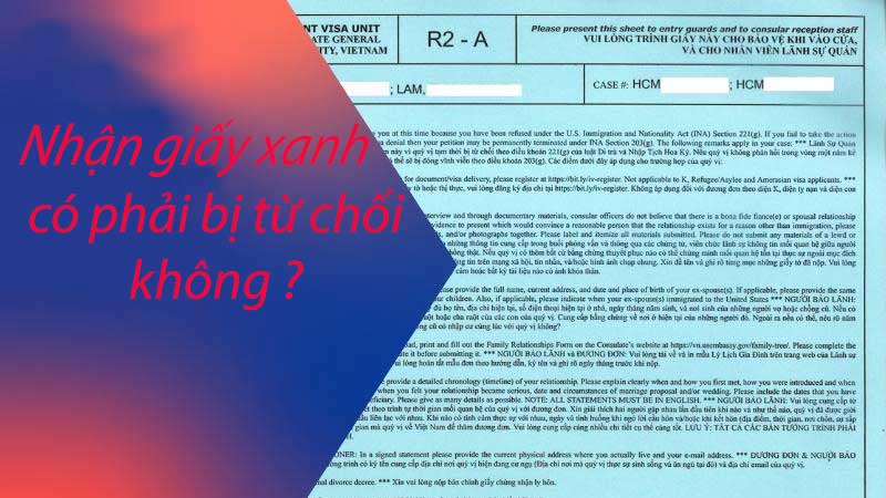Hồ sơ bị giấy xanh có bị từ chối không? Những điều bạn cần biết