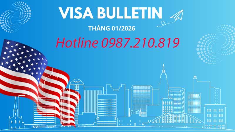 Visa Bulletin tháng 1/2026: Cập nhật lịch cấp visa định cư Mỹ mới nhất