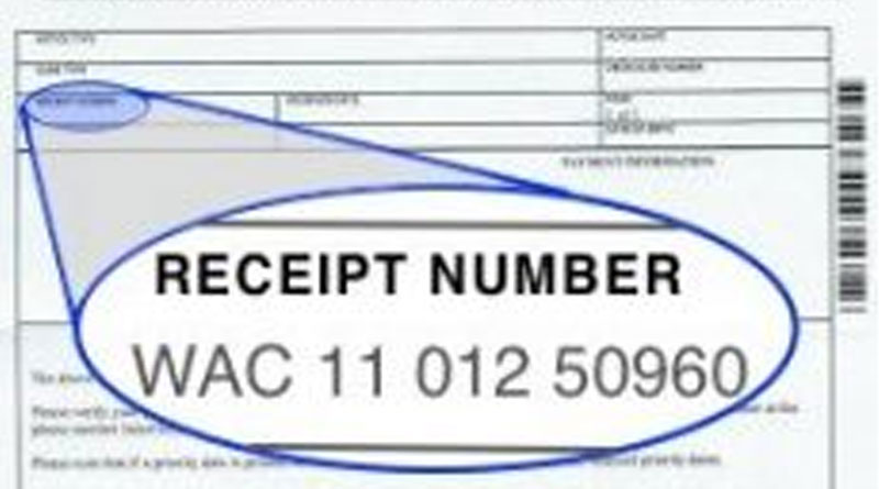 Một Receipt Number USCIS thường có dạng IOE0123456789