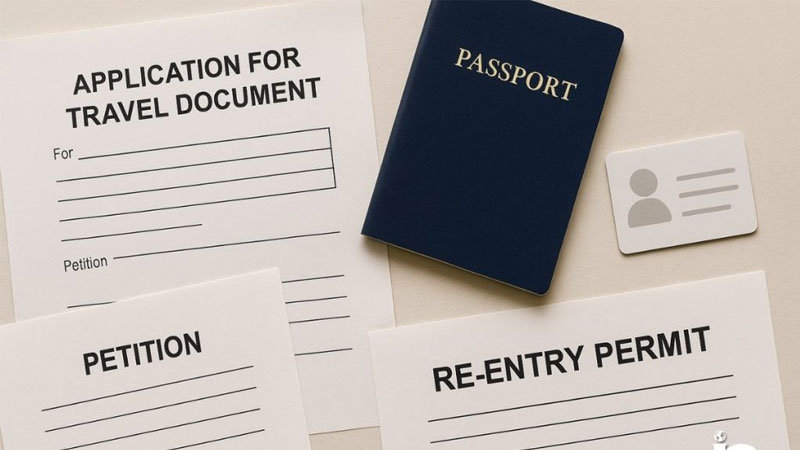 Để xin Re-entry Permit, bạn phải có mặt trực tiếp tại Hoa Kỳ khi nộp Form I-131.